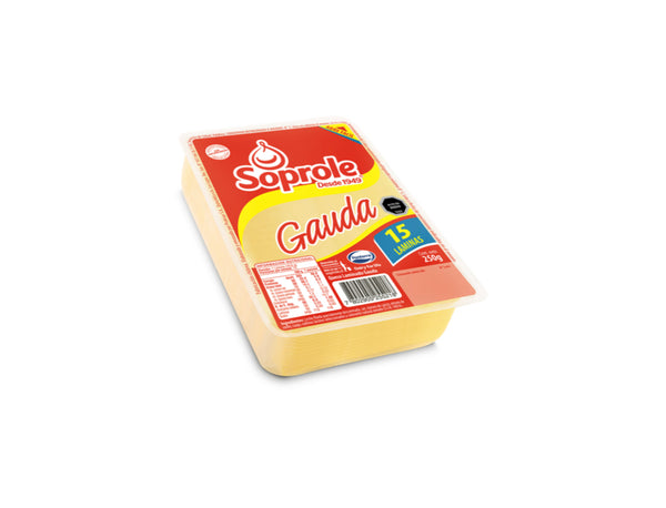 Queso Soprole Gauda Laminado 250 gr